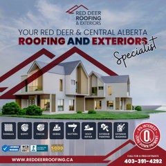 Red Deer Roofing & Exteriors logo